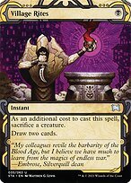 Glossy Finish Strixhaven Mystical Archive Village Rites ( #35 )