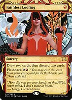 Glossy Finish Strixhaven Mystical Archive Faithless Looting ( #38 )