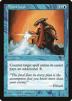 Glossy Finish Stronghold Mana Leak ( #36 )