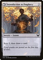 Matte Finish Strixhaven: School of Mages Introduction to Prophecy ( #4 )