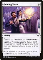 Matte Finish Strixhaven: School of Mages Guiding Voice ( #19 )