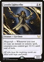 Matte Finish Strixhaven: School of Mages Leonin Lightscribe ( #20 )
