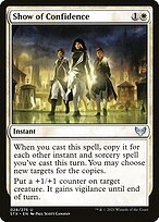 Matte Finish Strixhaven: School of Mages Show of Confidence ( #28 )