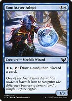 Matte Finish Strixhaven: School of Mages Soothsayer Adept ( #55 )
