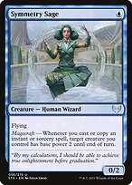 Matte Finish Strixhaven: School of Mages Symmetry Sage ( #56 )