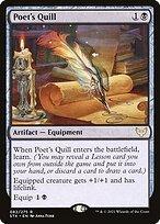 Matte Finish Strixhaven: School of Mages Poet's Quill ( #82 )