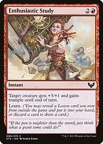 Matte Finish Strixhaven: School of Mages Enthusiastic Study ( #99 )