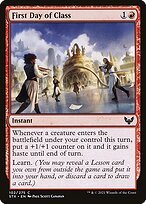 Matte Finish Strixhaven: School of Mages First Day of Class ( #102 )