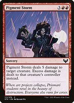 Matte Finish Strixhaven: School of Mages Pigment Storm ( #111 )