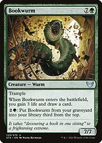 Matte Finish Strixhaven: School of Mages Bookwurm ( #123 )