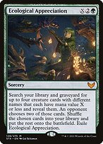 Matte Finish Strixhaven: School of Mages Ecological Appreciation ( #128 )