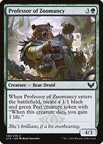 Matte Finish Strixhaven: School of Mages Professor of Zoomancy ( #140 )