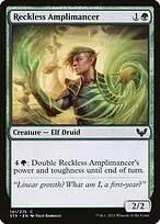 Matte Finish Strixhaven: School of Mages Reckless Amplimancer ( #141 )