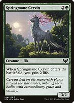 Matte Finish Strixhaven: School of Mages Springmane Cervin ( #144 )