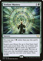 Matte Finish Strixhaven: School of Mages Verdant Mastery ( #146 )