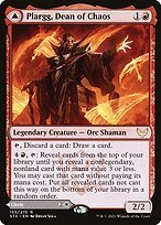 Matte Finish Strixhaven: School of Mages Plargg, Dean of Chaos // Augusta, Dean of Order ( #155 )