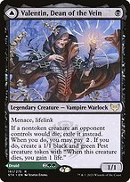 Matte Finish Strixhaven: School of Mages Valentin, Dean of the Vein // Lisette, Dean of the Root ( #161 )
