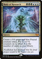 Matte Finish Strixhaven: School of Mages Body of Research ( #168 )