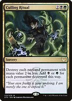 Matte Finish Strixhaven: School of Mages Culling Ritual ( #172 )