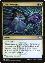 Matte Finish Strixhaven: School of Mages Decisive Denial ( #177 )