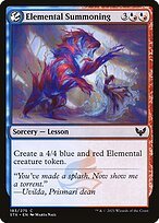 Matte Finish Strixhaven: School of Mages Elemental Summoning ( #183 )