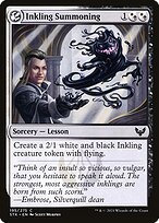 Matte Finish Strixhaven: School of Mages Inkling Summoning ( #195 )