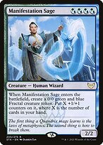 Matte Finish Strixhaven: School of Mages Manifestation Sage ( #205 )