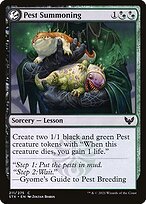 Matte Finish Strixhaven: School of Mages Pest Summoning ( #211 )
