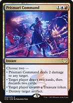 Matte Finish Strixhaven: School of Mages Prismari Command ( #214 )