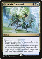 Matte Finish Strixhaven: School of Mages Quandrix Command ( #217 )