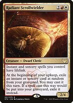 Matte Finish Strixhaven: School of Mages Radiant Scrollwielder ( #221 )