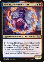 Matte Finish Strixhaven: School of Mages Rootha, Mercurial Artist ( #227 )