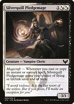 Matte Finish Strixhaven: School of Mages Silverquill Pledgemage ( #233 )