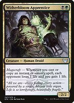 Matte Finish Strixhaven: School of Mages Witherbloom Apprentice ( #247 )