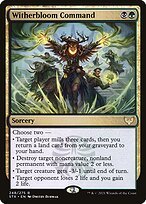 Matte Finish Strixhaven: School of Mages Witherbloom Command ( #248 )