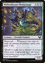 Matte Finish Strixhaven: School of Mages Witherbloom Pledgemage ( #249 )