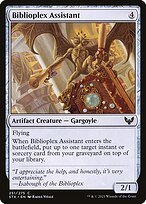 Matte Finish Strixhaven: School of Mages Biblioplex Assistant ( #251 )