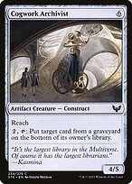 Matte Finish Strixhaven: School of Mages Cogwork Archivist ( #254 )