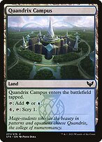 Matte Finish Strixhaven: School of Mages Quandrix Campus ( #271 )