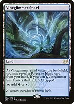 Matte Finish Strixhaven: School of Mages Vineglimmer Snarl ( #274 )