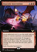 Matte Finish Strixhaven: School of Mages Draconic Intervention ( #309 )