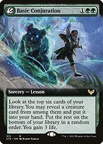Matte Finish Strixhaven: School of Mages Basic Conjuration ( #315 )