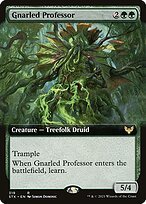 Matte Finish Strixhaven: School of Mages Gnarled Professor ( #319 )