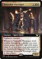 Matte Finish Strixhaven: School of Mages Venerable Warsinger ( #355 )