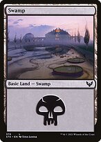 Matte Finish Strixhaven: School of Mages Swamp ( #370 )