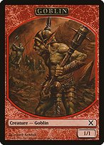 Matte Finish Tenth Edition Tokens Goblin ( #4 )