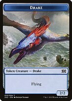 Matte Finish Double Masters 2022 Tokens Drake ( #10 )