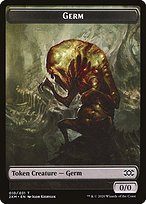 Glossy Finish Double Masters Tokens Germ ( #10 )