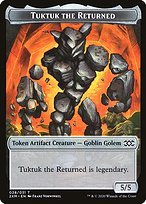 Glossy Finish Double Masters Tokens Tuktuk the Returned ( #28 )