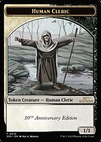 Glossy Finish 30th Anniversary Tokens Human Cleric ( #10 )